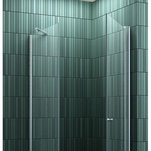 Duschkabine BANHO-ONE 90 x 90 x 190 cm ohne Duschtasse