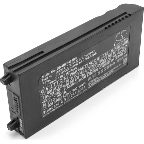 vhbw Akku kompatibel mit GE Logiq I, Logiq E, Echographe Logic-E, Echographe Logiq I, Echographe Vivid E Medizintechnik (4400 mAh, 14,8 V, Li-Ion)