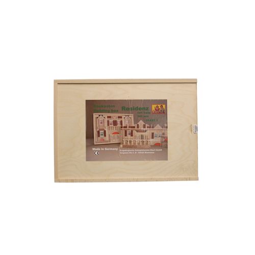 Holzspielzeug Baukasten Residenz 141 Teile BxHxT 37x27x5cm NEU