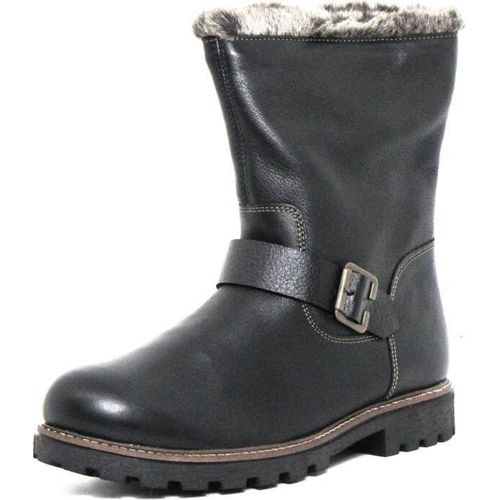 Remonte schwarz Fell Damen Stiefel in Schwarz, Größe 36