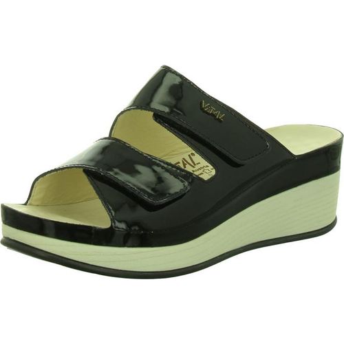 Vital Komfort Pantoletten Damen 393039303930 Schwarz 41 EU