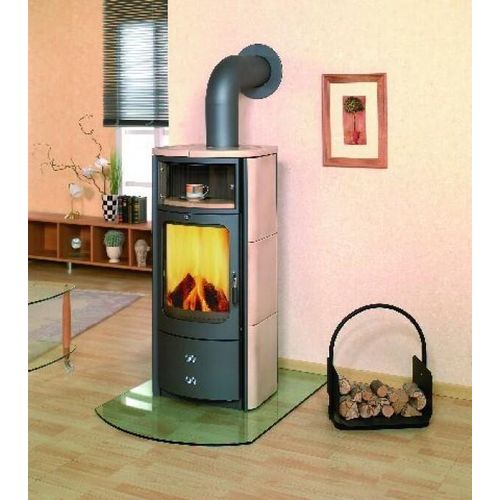 Kaminofen / Dauerbrandofen Hark Opera-B Keramik creme 7 kW