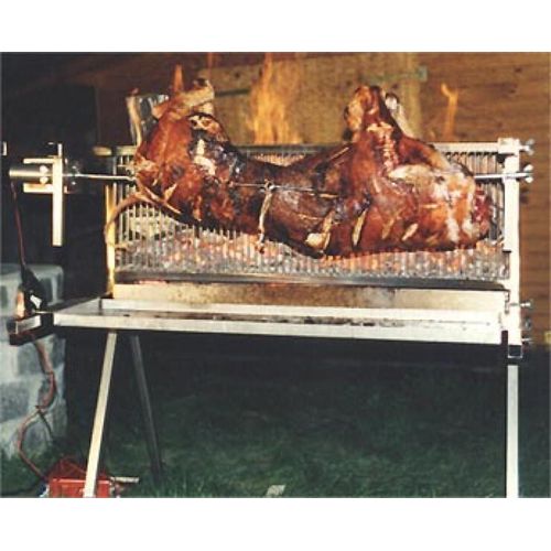 Edelstahl Spanferkelgrill 150 cm