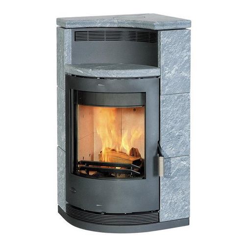 Kaminofen / Eckkaminofen Fireplace Lyon Speckstein 8kW
