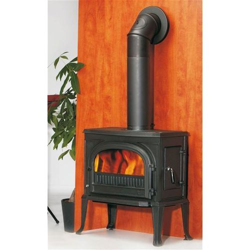 Kaminofen Globe-fire Uranus raumluftunabhängig Guss schwarz 7kW