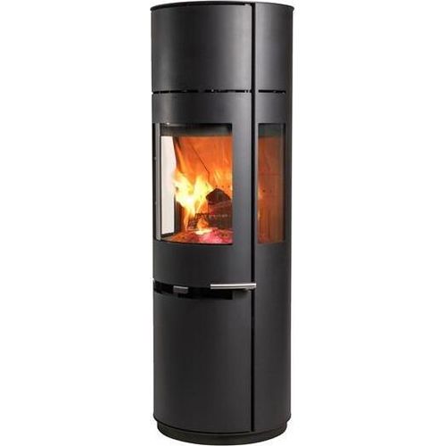 Kaminofen Aduro 9.7 schwarz Stahl Wärmespeichersteine 6kW