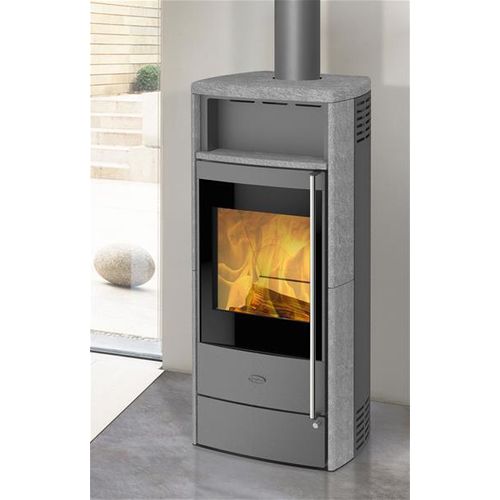 Kaminofen Dauerbrandofen Fireplace Teramo raumluftunabhängig 6kW DIBt