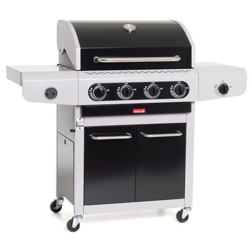 Gasgrill / Gasgrillwagen barbecook Siesta 412 Black Edition 70x43cm