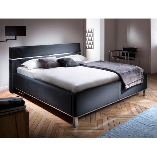 Polsterbett Baldur 180x200 schwarz Doppelbett Ehebett Futonbett Bett