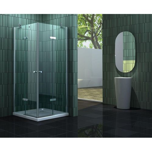 Duschkabine NEOTEC 90 x 90 x 195 cm ohne Duschtasse