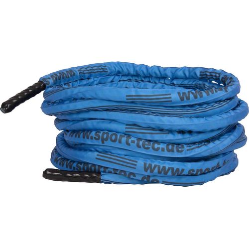 Fitness Tau Trainingsseil Schlagseil Battle Rope Schlangenseil 3 cm x 15 m BLAU
