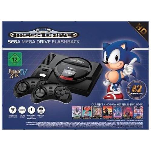 Sega Classic Game Konsole + 2 Controller + 83 Classic Games