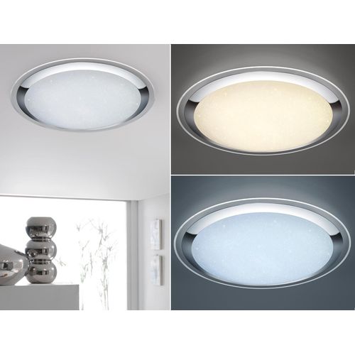 deckenleuchte Miko 85 cm weiß/silber
