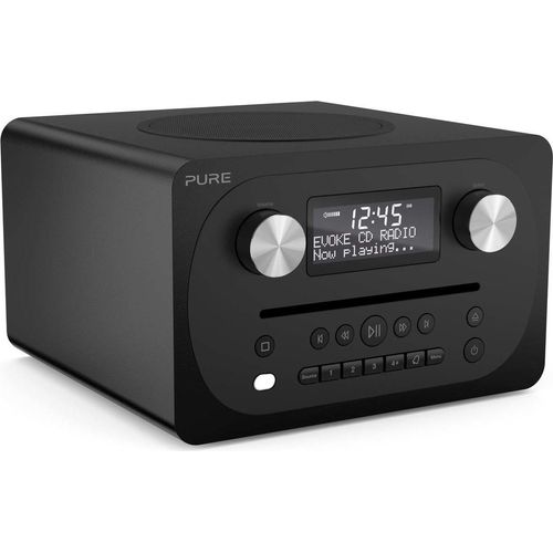 Pure Evoke C-D4 Tragbar Digital Grau, Eiche, Weiß