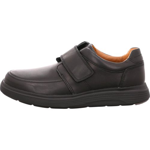 Clarks Un Abode Strap - Schwarz Leder Größe: 42 Normal