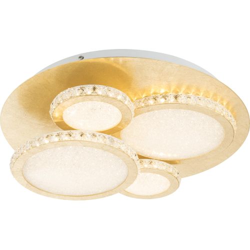 Globo Lighting Deckenleuchte Metall blattgold, LED