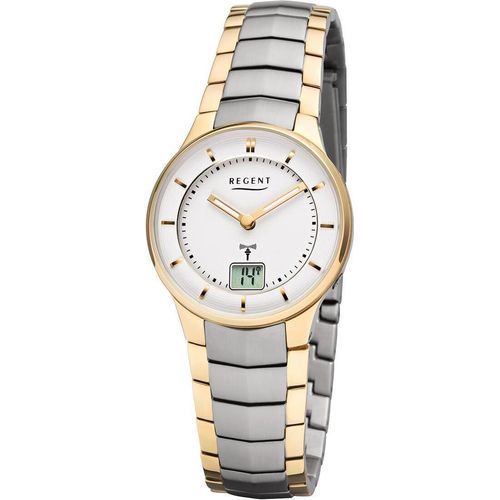 Regent Damen Funkuhr FR-261 Edelstahl