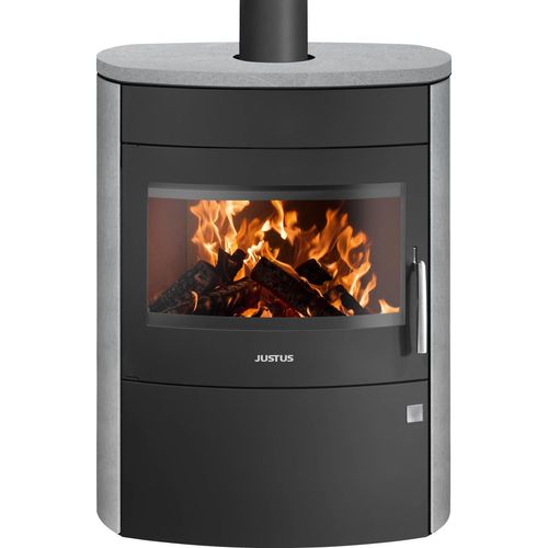 Kaminofen Justus Agero 2.0 raumluftunabhängig Speckstein schwarz 7kW