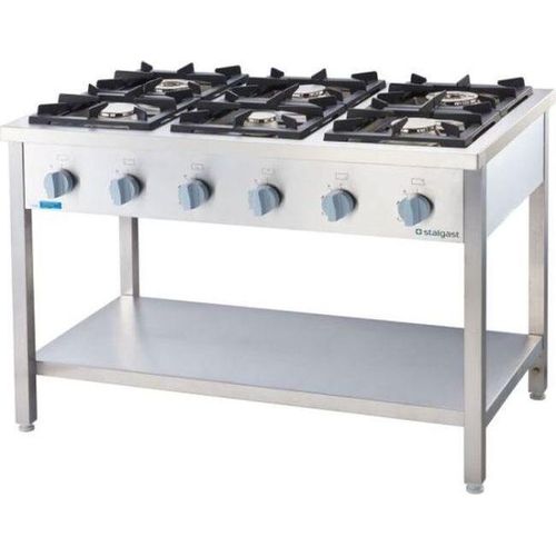 Gasherd Serie 700 - G20, 6-Brenner (3,5+3X5+2X7), 1200 X 700 X 850 Mm (Bxtxh)