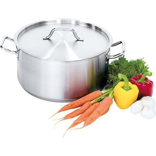 Suppentopf mit Deckel, Ø 320 mm, Höhe 160 mm, 12,9 Liter