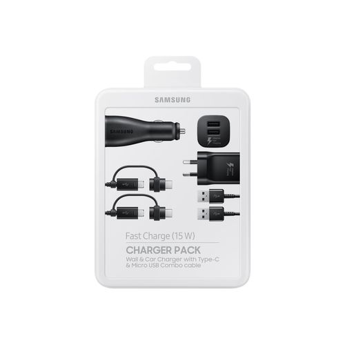 Samsung EP-U3100WBEGWW Multi-Ladekabel-Set EP-U3100 Schwarz Schnellladefunktion