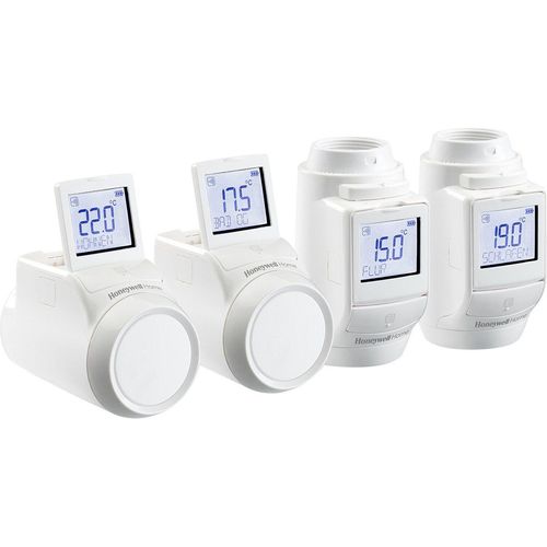 Honeywell Home evohome Heizkörperregler zur Heizungssteuerung per App und WLAN, Paket 4x HR92RT, THR0924HRT