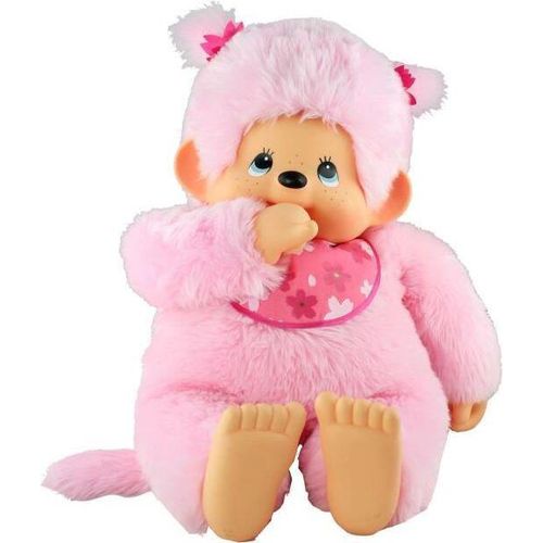 Bandai SE2424242 Monchhichi Plüsch Sakura, Pinky Rosa, 80 cm