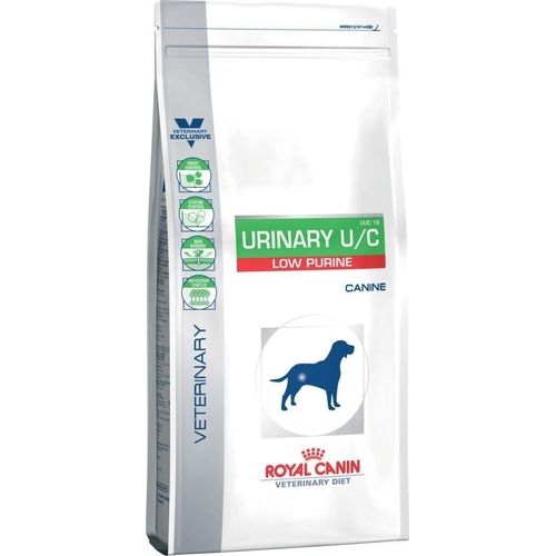 Royal Canin Urinary U/C Low Purine, Adult, Riese (45 kg), Groß (26-44 kg), Mittelgroß (11-25 kg), Klein (5-10 kg), Mini (4 kg), 14 kg