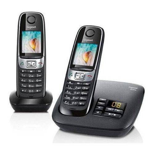 Gigaset CL660A Duo, Analoges/DECT-Telefon, Kabelloses Mobilteil, Freisprecheinrichtung, 400 Eintragungen, Anrufer-Identifikation, Grau