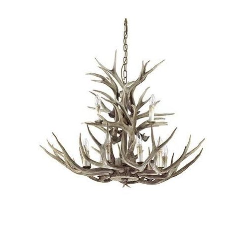 Ideal lux CHALET SP12 Kronleuchter mit E14 Fassungen Struktur handbemaltes Harz Landhausstil