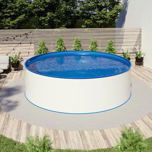 Rundbecken Ø 6,00 x 1,20 m, Folie blau 0,6 mm