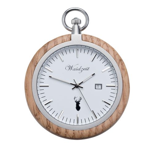 Waidzeit YT01 Barrique Bacchus Uhr Herrenuhr Datum Weiss