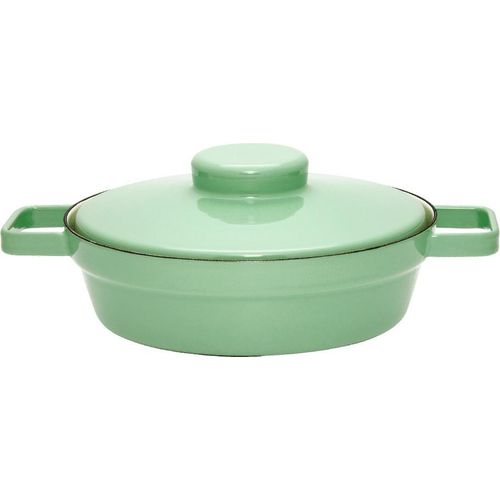 Riess Aromapot Pfanne Backform Ø24 Slow Green Stahl Emaille Induktion