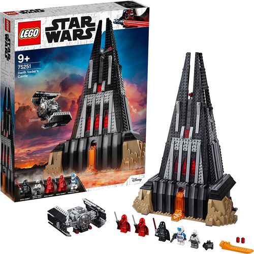 LEGO 75251 Star Wars Darth Vaders Festung Bauset mit 5 Minifiguren, Geschenk für Sammler