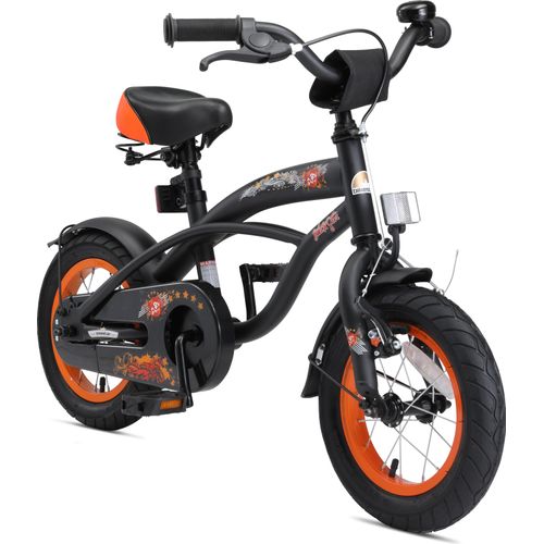 BIKESTAR Kinder Fahrrad ab 3 Jahre | 12 Zoll Cruiser Kinderrad | Schwarz
