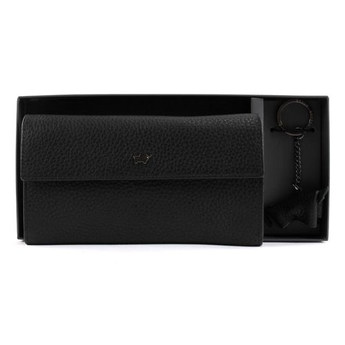 Braun Büffel Überschlagbörse Damen Geschenkset Terra Woman L schwarz