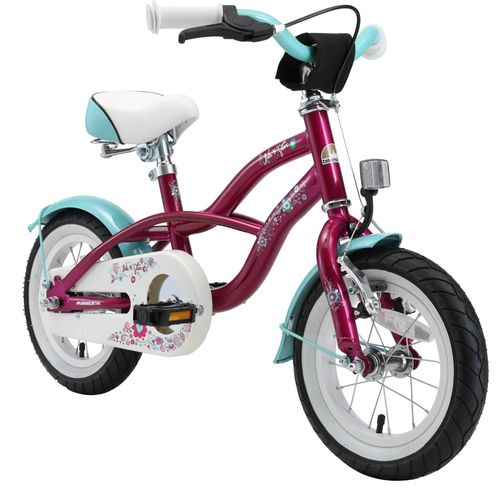 BIKESTAR Kinder Fahrrad ab 3 Jahre | 12 Zoll Cruiser Kinderrad | Lila