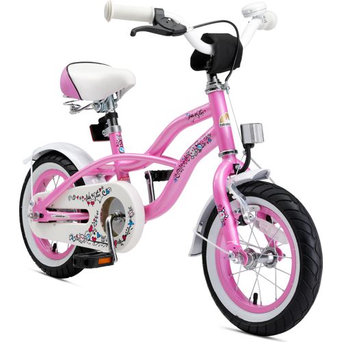 BIKESTAR Kinder Fahrrad ab 3 Jahre | 12 Zoll Cruiser Kinderrad | Pink