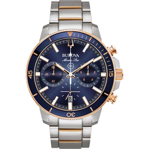 Bulova 98B301 Marine Star Chronograph Herrenuhr 45mm 20ATM