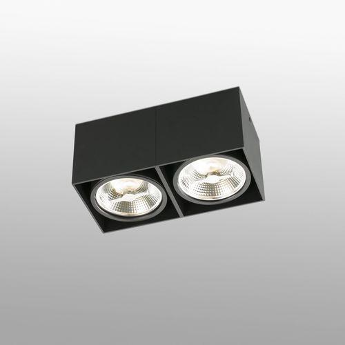 Faro 63277, 2 Glühbirne(n), G53, IP20, Schwarz