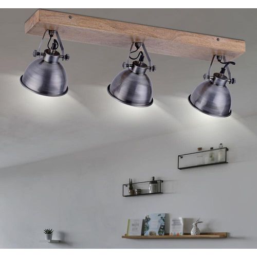 Leuchten Direkt 3er Spot Samia eisen 74 x 24 cm E14, max. 40 W