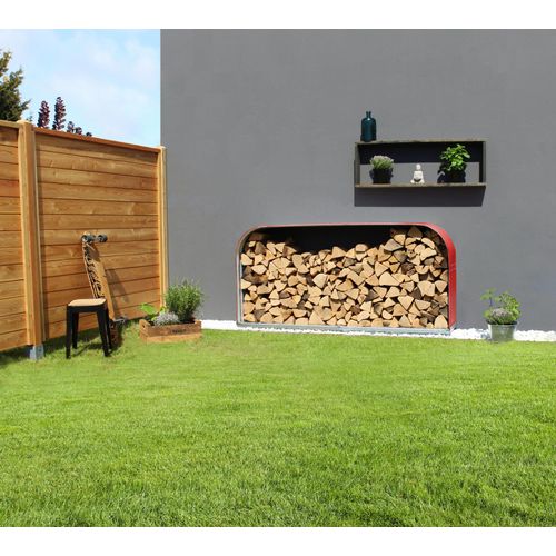 Kaminholzregal Ardor 401, flach, rubin