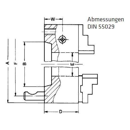 Elmag RÖHM-Dreibacken Drehfutter, 88942
