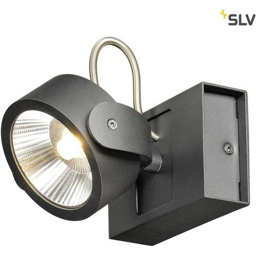 SLV 1000127 KALU LED 1 Wand- und Deckenleuchte schwarz 3000K 60°