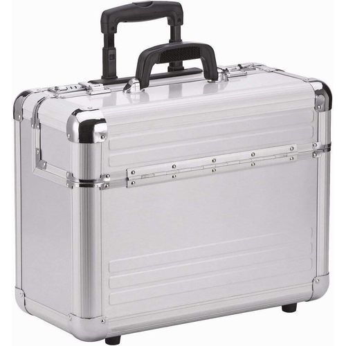 Alukoffer Alu Trolley Aktenkoffer Pilotenkoffer Aluminiumkoffer 48 cm Bowatex