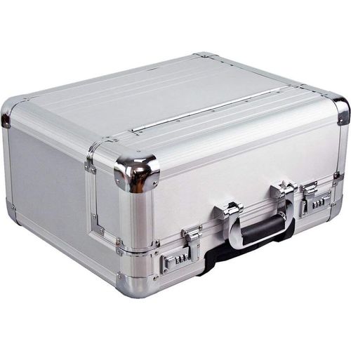 Pilotenkoffer Rollen Trolley Alu Koffer Aktenkoffer Aluminium 48 Dermata Bowatex