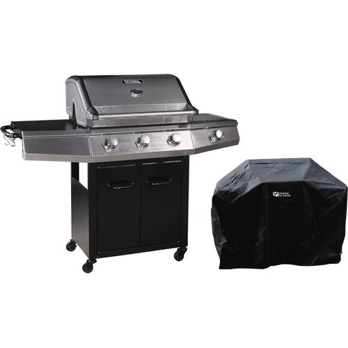 Gasgrill mit LED 