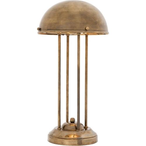 Casa Padrino Luxus Schreibtischleuchte Vintage Messingfarben Ø 26,5 x H. 50 cm - Luxus Qualität