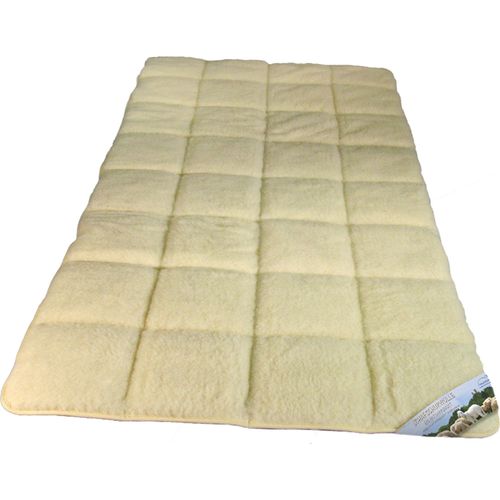 WALBURGA Unterbett Schafwolle mit Sommer- und Winterseite 90x200
