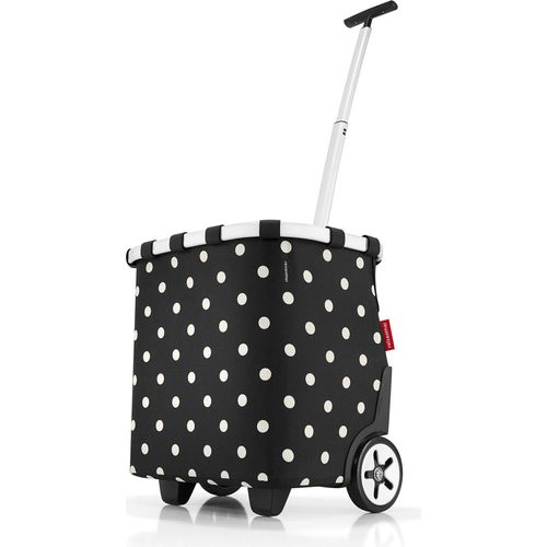 reisenthel carrycruiser, Einkaufsroller, Einkaufswagen, Trolley, Einkaufstrolley, Polyestergewebe, Mixed Dots, 40 L, O7051